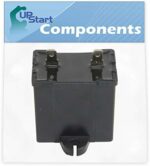 W10662129 Refrigerator and Freezer Compressor Run Capacitor Replacement for Maytag MBF1953YEB2 Refrigerator - Compatible with 2169373 WPW10662129 Run Capacitor - UpStart Components Brand