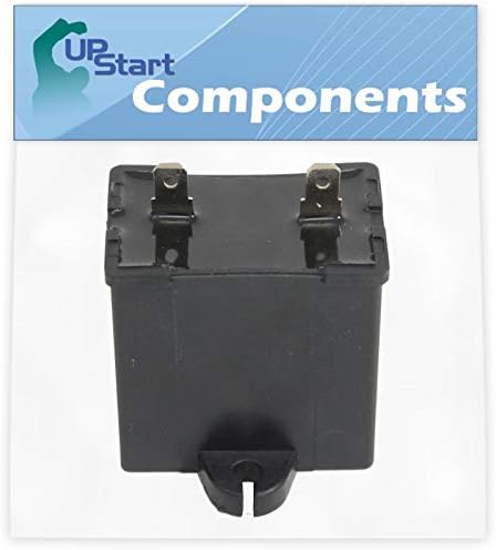 W10662129 Refrigerator and Freezer Compressor Run Capacitor Replacement for Maytag MBF1953YEB2 Refrigerator - Compatible with 2169373 WPW10662129 Run Capacitor - UpStart Components Brand